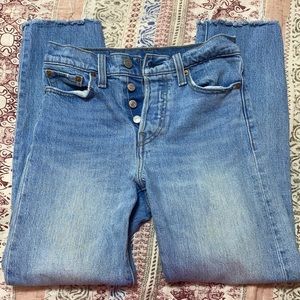 Levi’s high waisted jeans